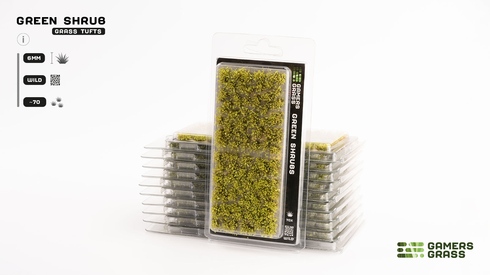 Gamers Grass GGS-GR - Green Shrub