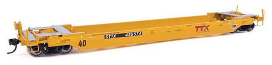 Walthers HO 920-109142 - Proto - 40??? Gunderson Rebuilt All-Purpose Well Car "TTX" #455574 (New Logo/Forward Thinking) DTTX