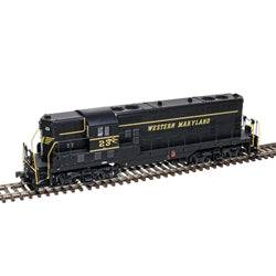 Atlas HO 10003962 - Classic - Gold - GP7 Diesel Locomotive "Western Maryland" #23 (w/DCC/ESU Sound) black/yellow