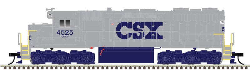 Atlas HO 10 004 452 - Master - Silver Model - SD35 Low Nose Diesel Locomotive "CSX" #4519