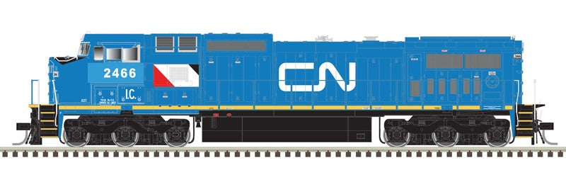Atlas HO 10004499 - Master Dash 8-40 CW Locomotive - 'Canadian National (IC)' - Gold Model with ESU Sound - #2466