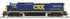 Atlas HO 10004482 - Master Dash 8-40 CW Locomotive - 'CSX' - Silver Model - Sound Ready - #7788