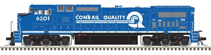 Atlas HO 10004485 - Master Dash 8-40 CW Locomotive - 'Conrail Quality' - Silver Model - Sound Ready - #6215