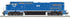 Atlas HO 10004491 - Master Dash 8-40 CW Locomotive - 'LMS (Locomotive Management Services)' - Silver Model - Sound Ready - #727