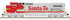 Atlas HO 10004495 - Master - Silver Model - Dash 8-40 CW Locomotive "Santa Fe" #923