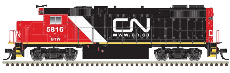 Atlas HO 10004556 - Trainman® GP38-2 Locomotive - 'Canadian National (GTW)' - Silver Model - Sound Ready - #5824