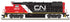 Atlas HO 10004556 - Trainman® GP38-2 Locomotive - 'Canadian National (GTW)' - Silver Model - Sound Ready - #5824