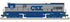 Atlas HO 10004893 - Master - Gold - U30C Diesel Locomotive "CSX" #7266