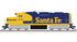 Atlas HO 10005056  - Master - Silver - SD-26 Diesel Locomotive "Santa Fe" #4656  (1-piece window)