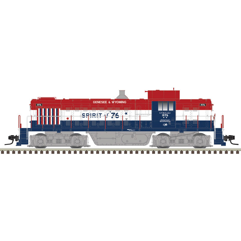 Atlas HO 10005132 - Master - Silver - RS-1 "Genesee & Wyoming" #1976 (Bicentennial)