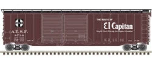 Atlas HO 20006591 - Master - 50' Postwar Double Door Boxcar "Santa Fe" #8734 (El Capitan)