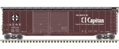 Atlas HO 20006591 - Master - 50' Postwar Double Door Boxcar "Santa Fe" #8734 (El Capitan)