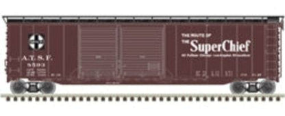 Atlas HO 20006592 - Master - 50' Postwar Double Door Boxcar "Santa Fe" #8593 (Super Chief)