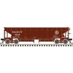 Atlas HO 20006805 - Master - ACF 70-Ton Hart Ballast Car "Rio Grande" #25033