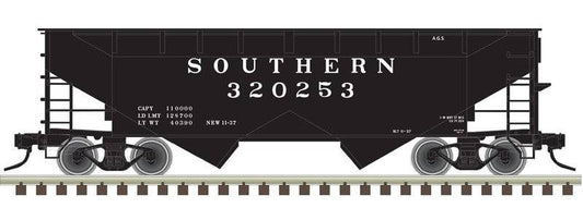 Atlas HO 20007432 - Trainman - 2-Bay Offset Hopper "Southern" (3-Car)