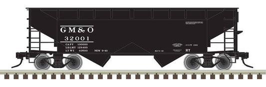Atlas HO 20007434 - Trainman - 2-Bay Offset Hopper "Gulf, Mobile & Ohio" #32033