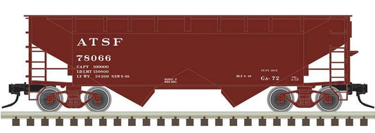 Atlas HO 20007439 - Trainman - 2-Bay Offset Hopper "Santa Fe" #78066