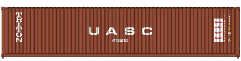 Atlas HO 20 007 473 - Master - 40' Standard Height Containers "Triton / United Arab Shipping Co." (TTNU) Set #1 (3-Pack)