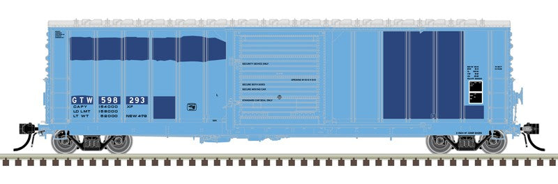 Atlas HO 20007548 - Master CNCF 5000 Box Car - 'Grand Trunk Western (Rock Island Patch Out)' - #598346