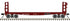 Atlas HO 20007584 - Master - General Steel Pulpwood Flat Car "Missouri Pacific" #726089