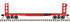 Atlas HO 20007586 - Master - General Steel Pulpwood Flat Car "Maine Central" #8050