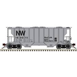 Atlas HO 20007698 - Master - Portec 3000 Covered Hopper "Norfolk & Western" #180015