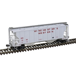 Atlas HO 20007701 - Master - Portec 3000 Covered Hopper "Winchester & Western" #1004