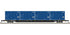 Atlas HO 20007741 - Trainman - 85' Trash Flat Car w/MSW Containters "Gen.  American" #638084