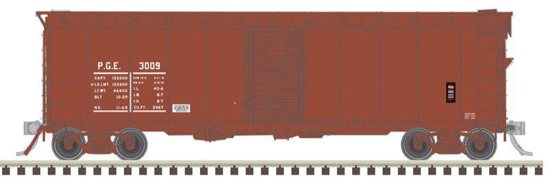Atlas HO 20007905 - Master - Minibox Box Car "Pacific Great Eastern" #3009