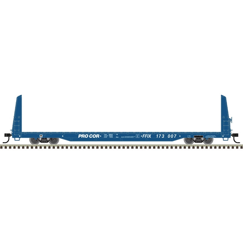 Atlas HO 20007953 - Trainman - Bulkhead Flat Car "Procor" #173000