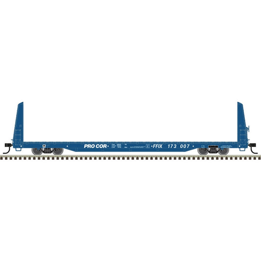 Atlas HO 20007955 - Trainman - Bulkhead Flat Car "Procor" #173016