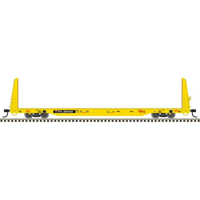 Atlas HO 20007962 - Trainman - Bulkhead Flat Car "TTX Forward Thinking" #804426