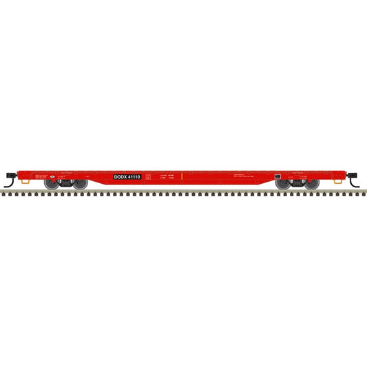 Atlas HO 20007979 - Trainman - 68' Flat Car "Department of Defense " #41154