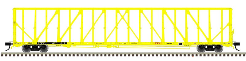 Atlas HO 20008080  - Master - 73' Center Partition Car "Trailer Train" #857217  (TTZX, Forward Thinking)