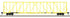 Atlas HO 20008081  - Master - 73' Center Partition Car "Trailer Train" #856979  (TTZX, w/yellow conspics)