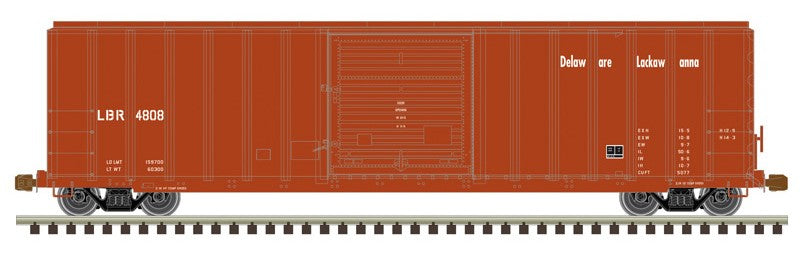 Atlas HO 20008120  - Master - FMC 5077 Single Door Boxcar "Delaware Lackawanna" #4808  (LBR)