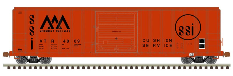 Atlas HO 20008133  - Master - FMC 5077 Single Door Boxcar "Vermont Railway" #4014  (SSI decal)