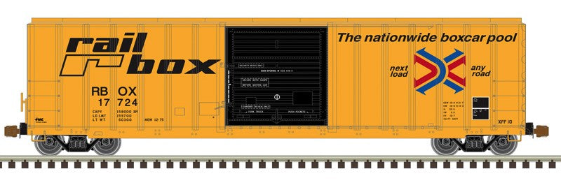 Atlas HO 20008140  - Master - FMC 5077 Single Door Boxcar "Railbox" #17451 