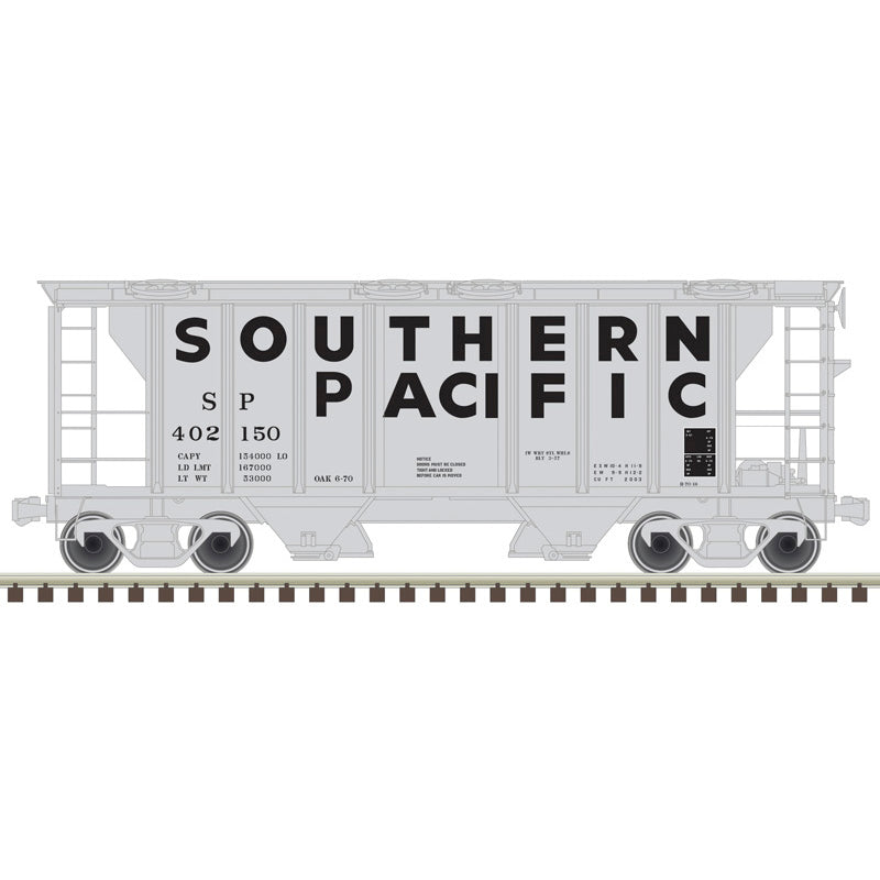 Atlas HO 20008186 - Trainman - PS-2 Hopper "Southern Pacific" #402177