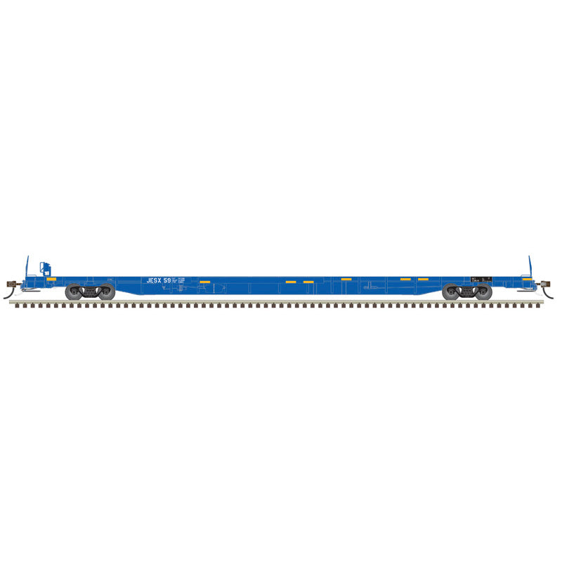 Atlas HO 20008191 - HO F89J Flat Car "JESX James E. Strates" #59 (w/deck risers)