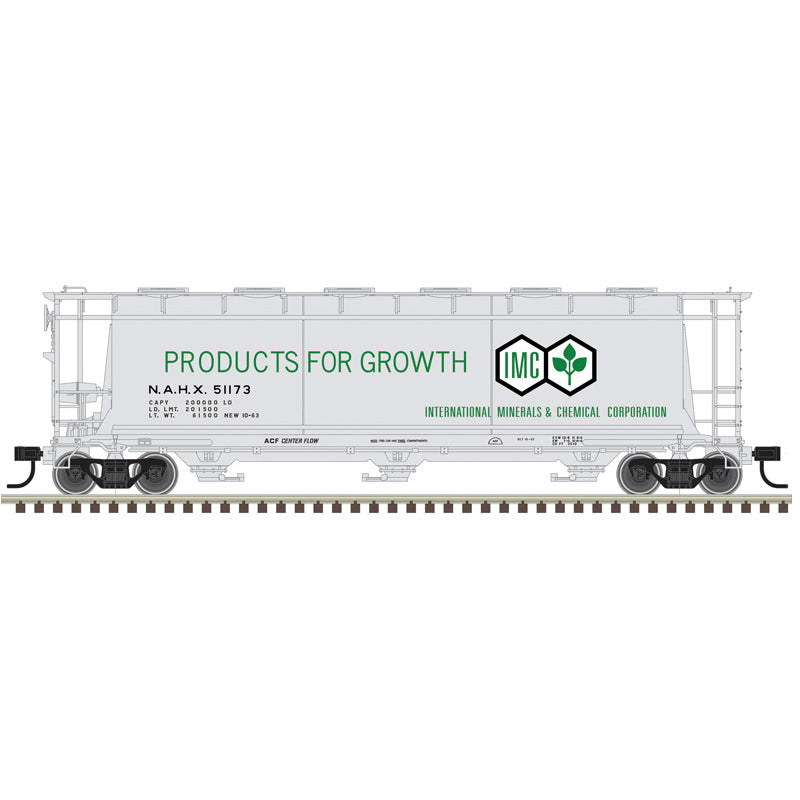 Atlas HO 20008220 - 3 Bay Cylindrical Hopper "International Minerals & Chemical" #51173 (NAHX)