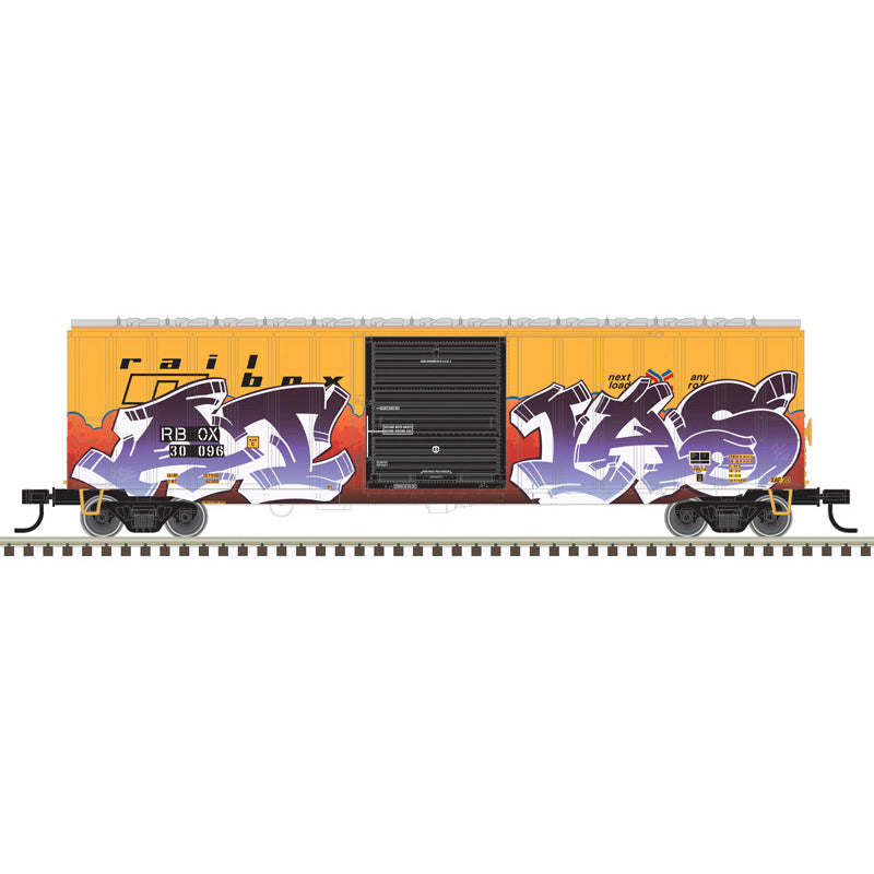 Atlas HO 20008243 - Trainman - 50'6" Box Car "Railbox" #30096 (Graffiti)