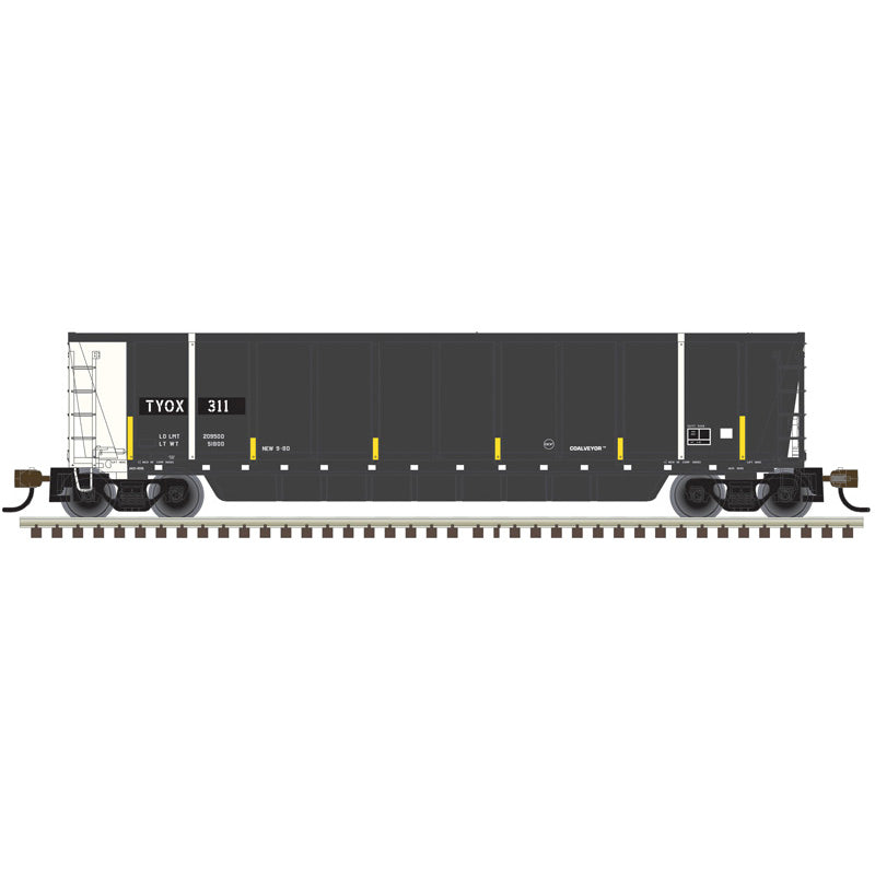 Atlas HO 20008257 - Coalveyor Gondola "The Tie Yard of Omaha" #311 (TYOX)