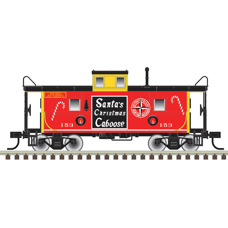 Atlas HO 20008285 - Trainman - Cupola Caboose "Detroit, Toledo & Ironton" #153 (Christmas Caboose)
