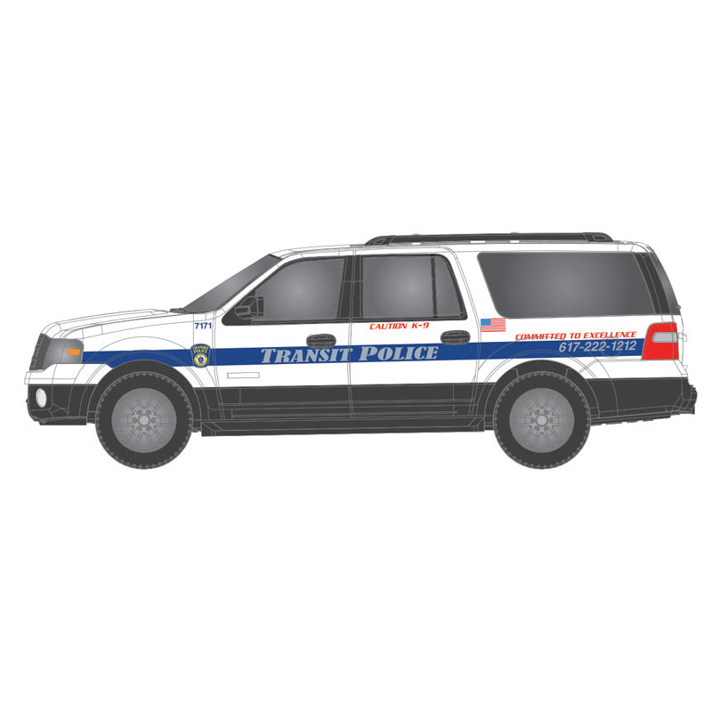 Atlas HO 30000181 - 2007 Ford Expedition SUV "MBTA"