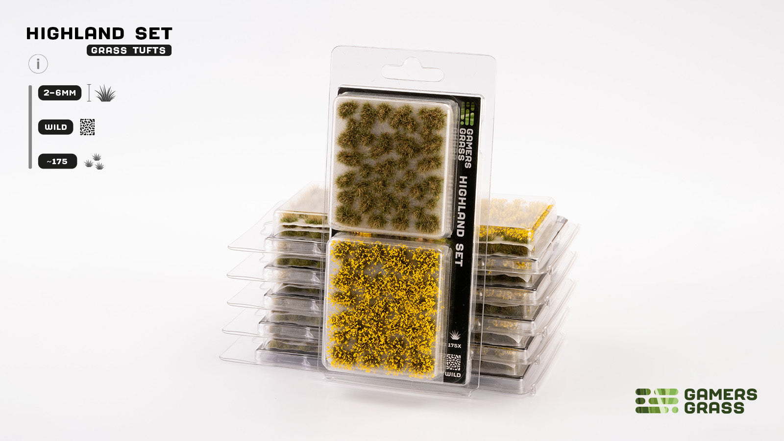 Gamers Grass GGSET-HL - Highland Tuft Set