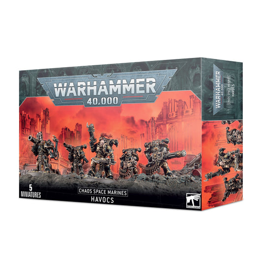 Games Workshop 43-61 - Warhammer 40,000 - Chaos Space Marines: Havocs - MrMuffin'sTrains