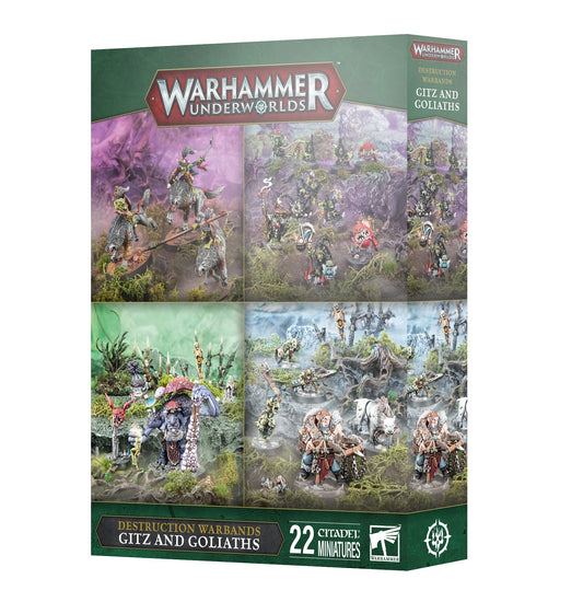 Games Workshop 109-43 - Warhammer Underworlds - Destruction Warbands: Gitz and Goliaths (Clearance)