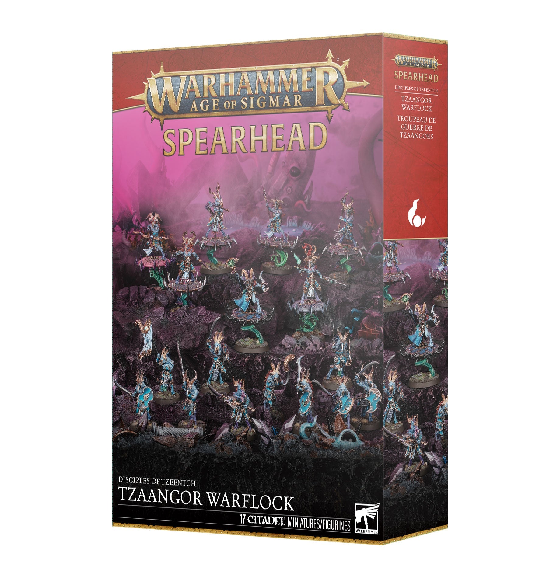 Games Workshop 70-839 - Age of Sigmar - Disciples of Tzeentch: Tzaangor Warflock Spearhead