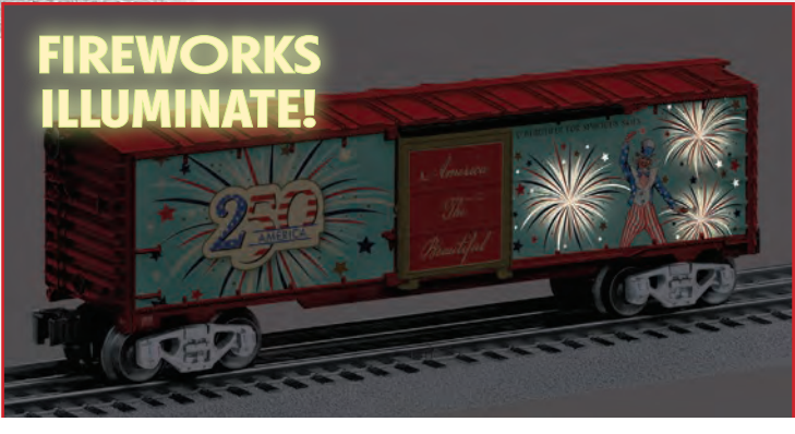 Lionel 2628040 - 250th U.S. America - Fireworks Boxcar